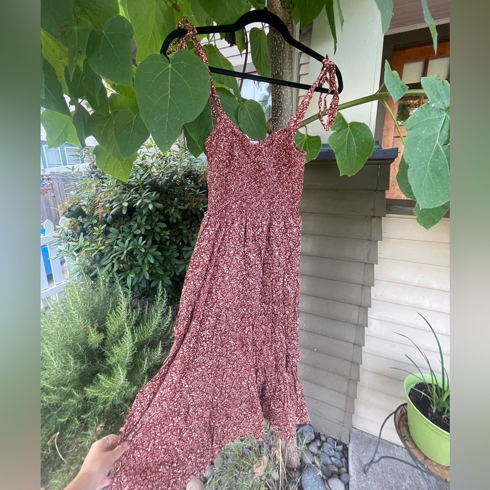 Madewell Floral Tie Dress